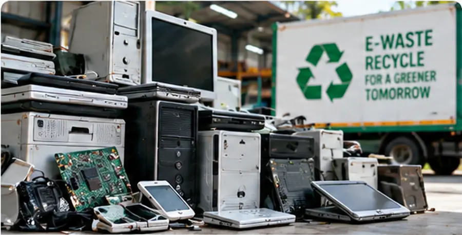 E-waste recycling and sorting facility